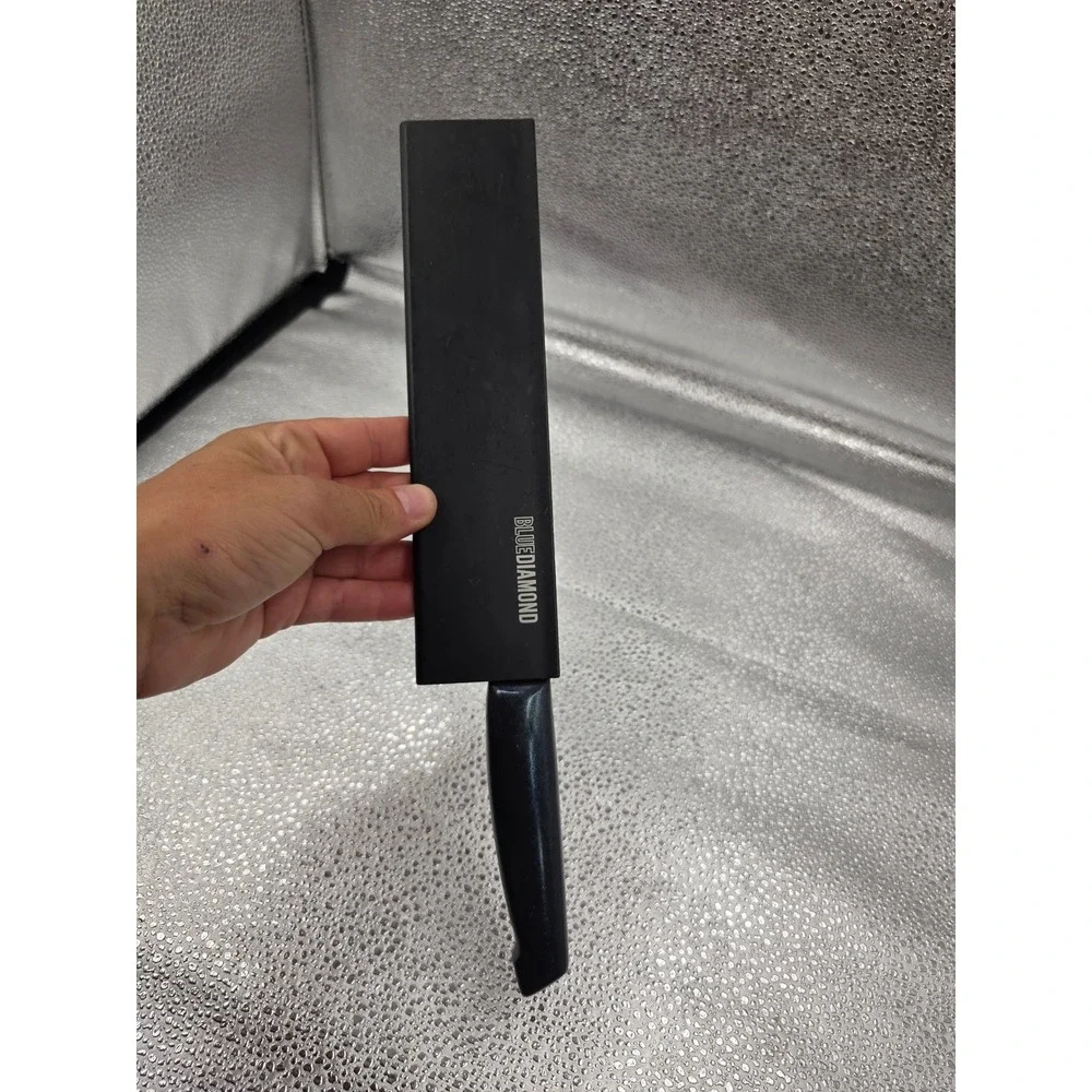 Blue Diamond SharpStone 8 inch Chef Knife Non-Stick Stainless Steel‎ Sheath O2